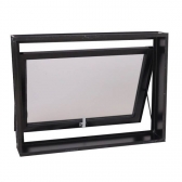 Janela Alumínio Ar Preto 70x40 com Vidro Boreal Fumê | Moderna e Resistente